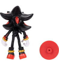 Load image into Gallery viewer, 2024 JAKKS Pacific Sonic The Hedgehog Action Figure: SHADOW (w/ Star Spring)