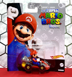 2023 Hot Wheels The Super Mario Bros. Movie - MARIO (Mario Kart) Diecast Car