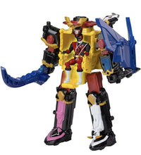 Load image into Gallery viewer, 2018 Bandai - Power Rangers DX NINJA STEEL DELUXE MEGAZORD - 5 Zords Combine