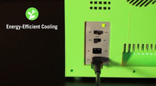 Load image into Gallery viewer, Minecraft Green Creeper Mini Fridge w/Ambient LED Lighting (6.7L, Up To 9 Cans)