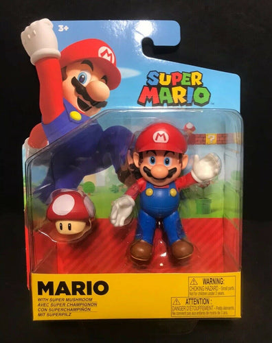 2020 JAKKS Pacific | World of Nintendo | MARIO w/ SUPER MUSHROOM