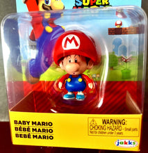 Load image into Gallery viewer, 2022 JAKKS Pacific World of Nintendo Mini 2.5&quot; Action Figure: BABY MARIO