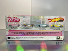 Load image into Gallery viewer, 2023 Mattel Creations Hot Wheels Premium - Barbie The Movie Corvette 4-Pack