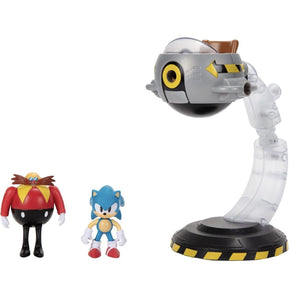 2023 JAKKS Sonic the Hedgehog (Classic)- Egg Mobile Battle Set w/ Sonic & Eggman