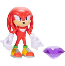 Load image into Gallery viewer, 2024 JAKKS Pacific Sonic the Hedgehog Figure: CLASSIC KNUCKLES (w Chaos Emerald)