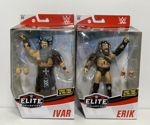 2020 WWE Elite Collection Series 80 2-Pack: ERIK & IVAR (THE VIKING/WAR RAIDERS)
