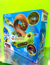 Load image into Gallery viewer, 2020 JAKKS Pacific Sonic The Hedgehog - Classic Sonic Track Pinball Set