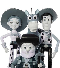 Load image into Gallery viewer, 2023 Disney Pixar Toy Story Woody’s Roundup 4-Packs (Black &amp; White) - Exclusive!