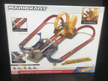 Load image into Gallery viewer, Hot Wheels Mario Kart Bowsers Castle Chaos Track Set  Blue Yoshi Figure Included