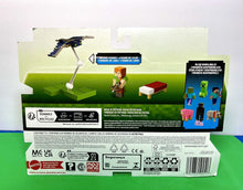 Load image into Gallery viewer, 2023 Minecraft 15th Anniversary Build-a-Portal Figure 2-Pack: ALEX VS. PHANTOM