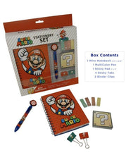 Load image into Gallery viewer, NEW 2019 Stationery Set Super Mario (5 items)