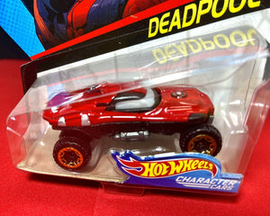 2018 Hot Wheels Character Cars - Marvel - DEADPOOL Diecast Car