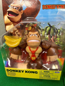 2023 Jakks Pacific World of Nintendo Figures: DONKEY KONG & DIDDY KONG Bundle!