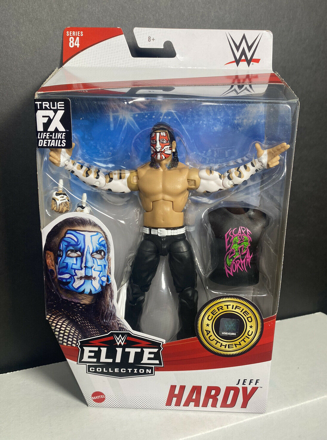 2021 WWE Elite Collection Series 84 Figure: JEFF HARDY (Red Face