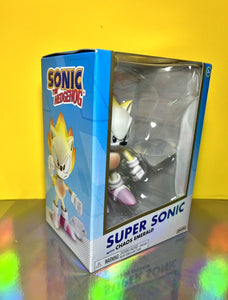 2022 JAKKS Gold Sonic the Hedgehog Figure - CLASSIC SUPER SONIC w/ Chaos Emerald