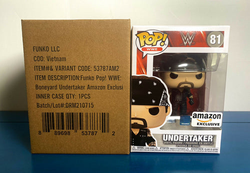 2020 Funko Pop! WWE - THE UNDERTAKER (Boneyard Match, #81)- EXCLUSIVE!