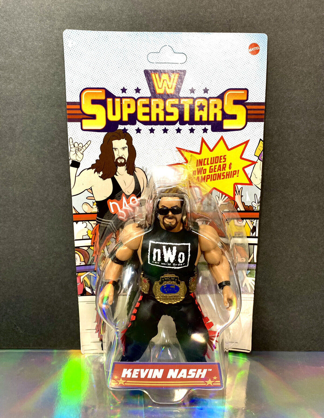 2022 Mattel - WWE Superstars Retro Series 2 Figure KEVIN NASH (nWo Wolfpack)
