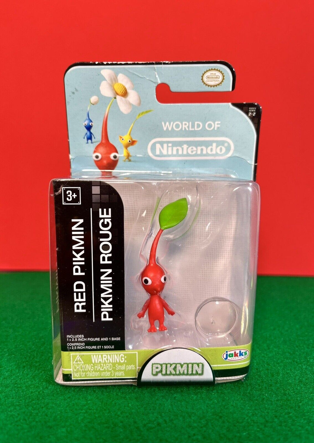 2016 JAKKS Pacific World of Nintendo 2.5” Figure - Pikmin - RED PIKMIN