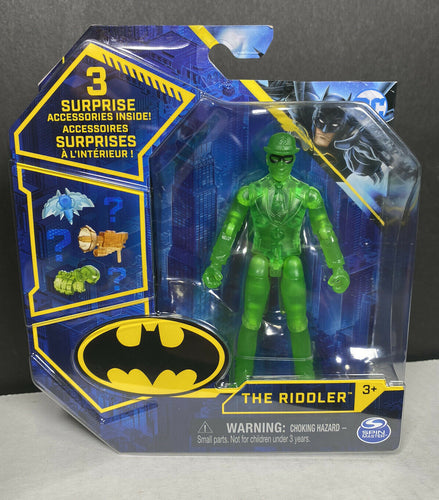 2021 Spin Master DC - The Caped Crusader Figure: RIDDLER (RARE CHASE VARIANT)