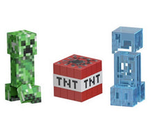 Load image into Gallery viewer, 2022 Mattel Minecraft - DIAMOND LEVEL CREEPER Collector Figure