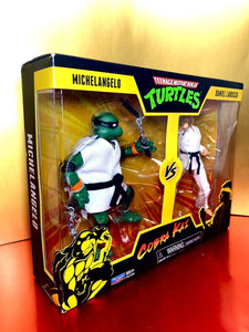 2021 Playmates - TMNT vs. Cobra Kai 2-Pack: MICHELANGELO vs DANIEL LARUSSO