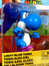 Load image into Gallery viewer, 2021 JAKKS Pacific World of Nintendo Mini 2.5in Figure: LIGHT-BLUE YOSHI