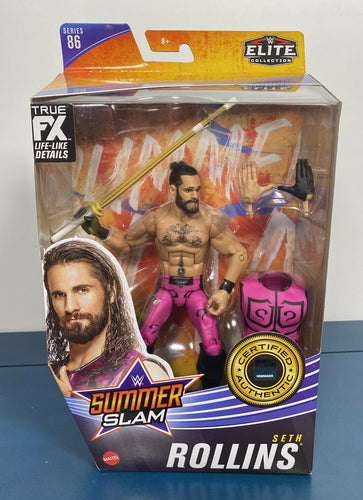 WWE Seth Rollins Elite Series #86 Mattel Figure NEW Sealed SummerSlam 2020 Pink