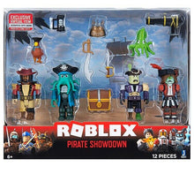 Load image into Gallery viewer, Roblox Pirate Showdown 12 Piece Set Mix and Match Action Figures w/ Virtual Code