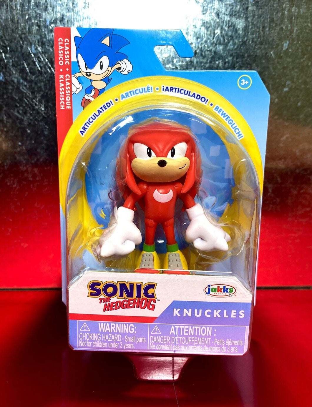2022 JAKKS Pacific Sonic the Hedgehog 2.75in Figure: CLASSIC KNUCKLES