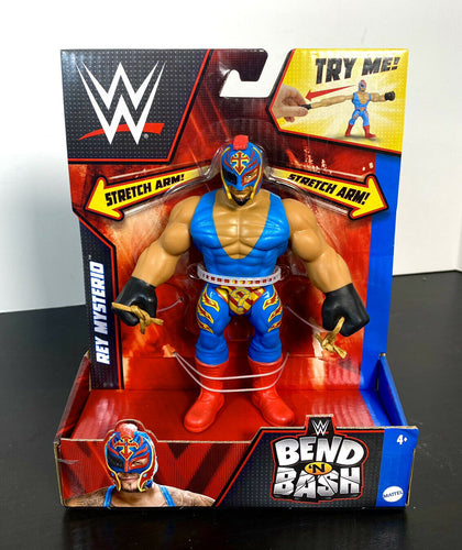 2022 Mattel - WWE Bend ‘N Bash Action Figure: REY MYSTERIO