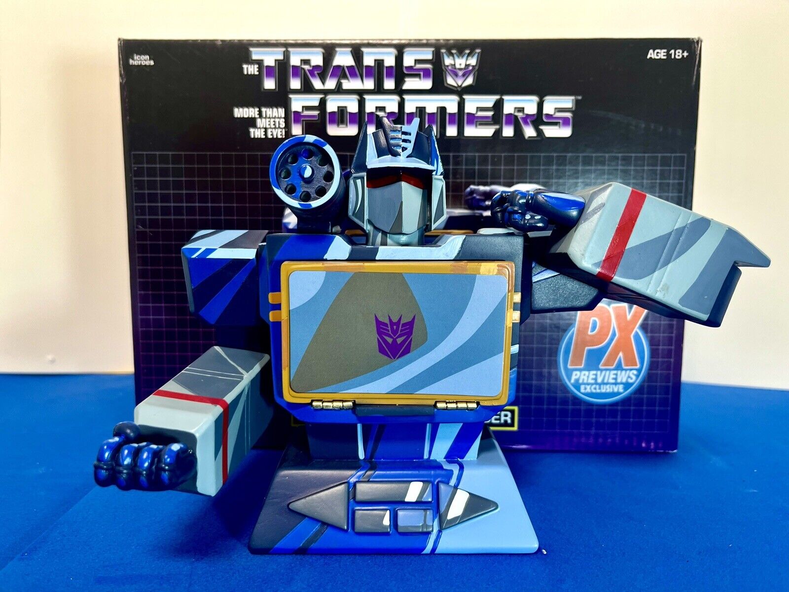2022 Hasbro Transformers- SOUNDWAVE Bust Resin Business Card