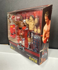 2021 WWE Elite Collection 2-Pack: MR. T & “ROWDY” RODDY PIPER (Wrestlemania 2)