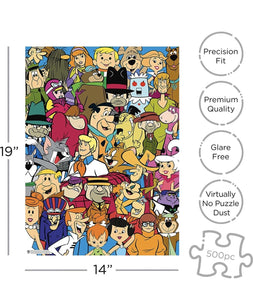 Aquarius - Hanna Barbera Cast Jigsaw Puzzle 500 Pieces  Classic Toons