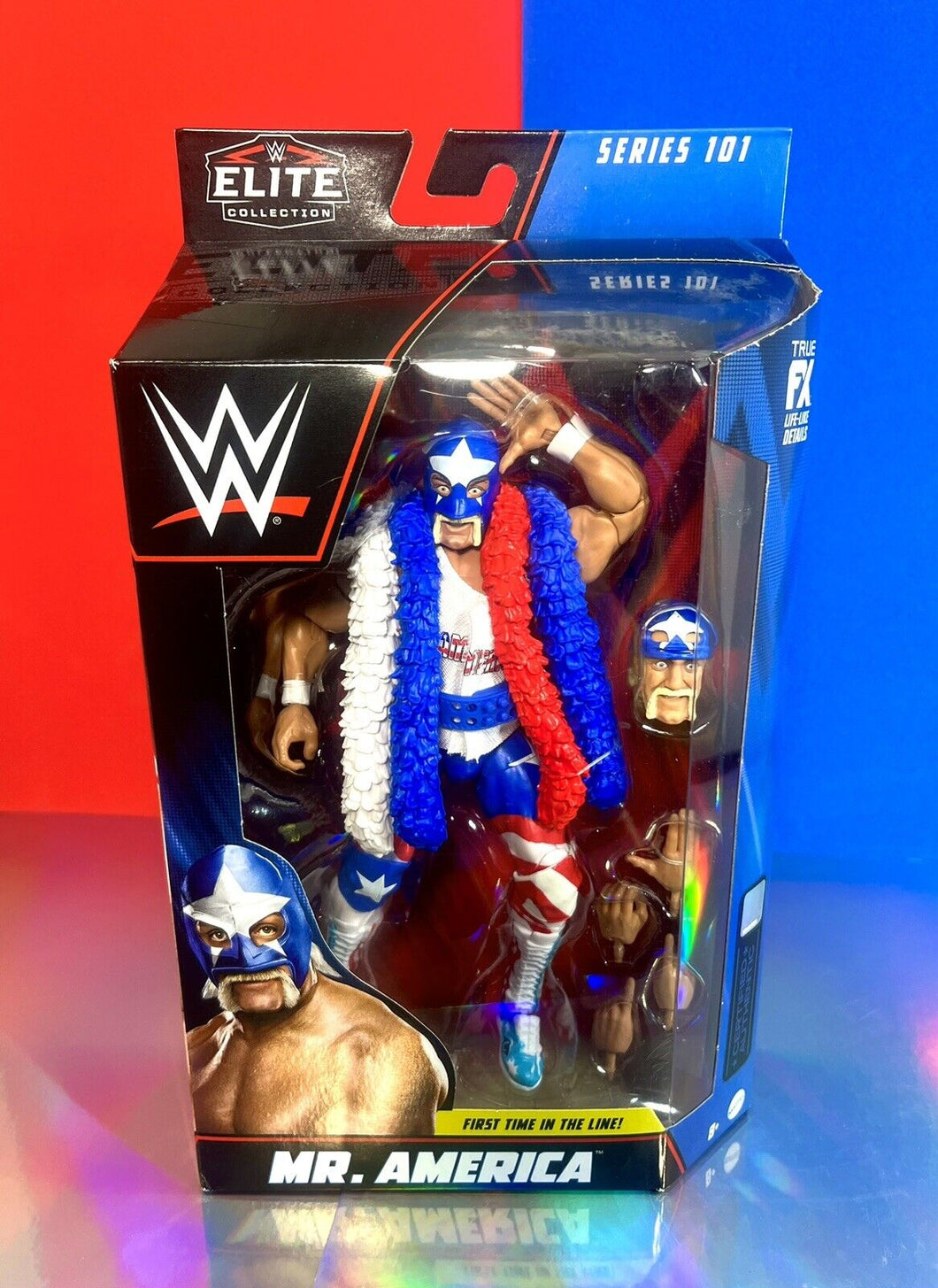 2023 WWE Elite Collection Series 101 Figure: MR. AMERICA (1st Time in the Line)