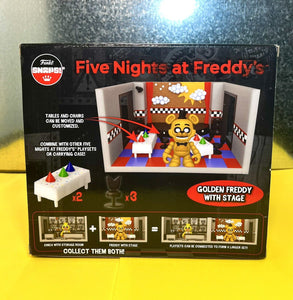 2022 Funko Snaps! - Five Nights at Freddy's - GOLDEN FREDDY WITH STAGE Playset