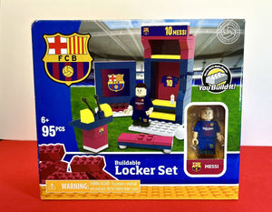 FCB Barcelona Buildable Locker Set with Lionel Messi (95pcs)