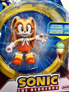 2023 JAKKS Pacific Sonic the Hedgehog Figure: CREAM THE RABBIT (w/ Ice Cream)