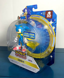 2021 JAKKS Pacific Sonic The Hedgehog 30th ANNIVERSARY: NEON SONIC (w/ Emerald)