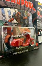Load image into Gallery viewer, 2021 Hot Wheels Premium Real Riders - Deadpool 30th Anniv - Deadpool Scooter