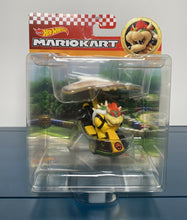 Load image into Gallery viewer, NEW 2021 Hot Wheels Mario Kart: BOWSER Standard Kart + BOWSER KITE Die-Cast Car