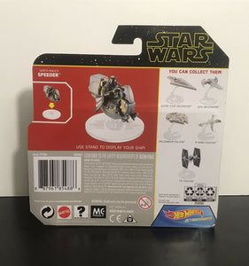 2018 HOT WHEELS STARSHIPS | STAR WARS: DARTH MAUL'S SPEEDER w/ STAND