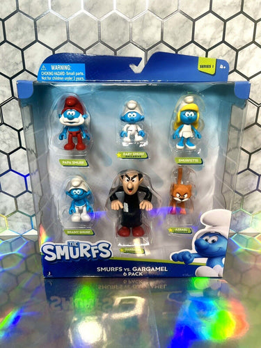 2023 Jazwares The Smurfs Series 1- The Smurfs vs Gargamel 6-Pack (w/ Exclusives)