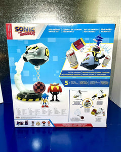2023 JAKKS Sonic the Hedgehog (Classic)- Egg Mobile Battle Set w/ Sonic & Eggman