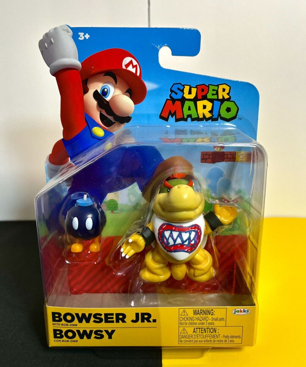 2020 JAKKS Pacific World of Nintendo Action Figure: BOWSER JR. (w/ Bob-Omb)