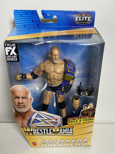 WWE Mattel BILL GOLDBERG Wrestlemania 37 Paul Ellering Build A Figure NEW 2020