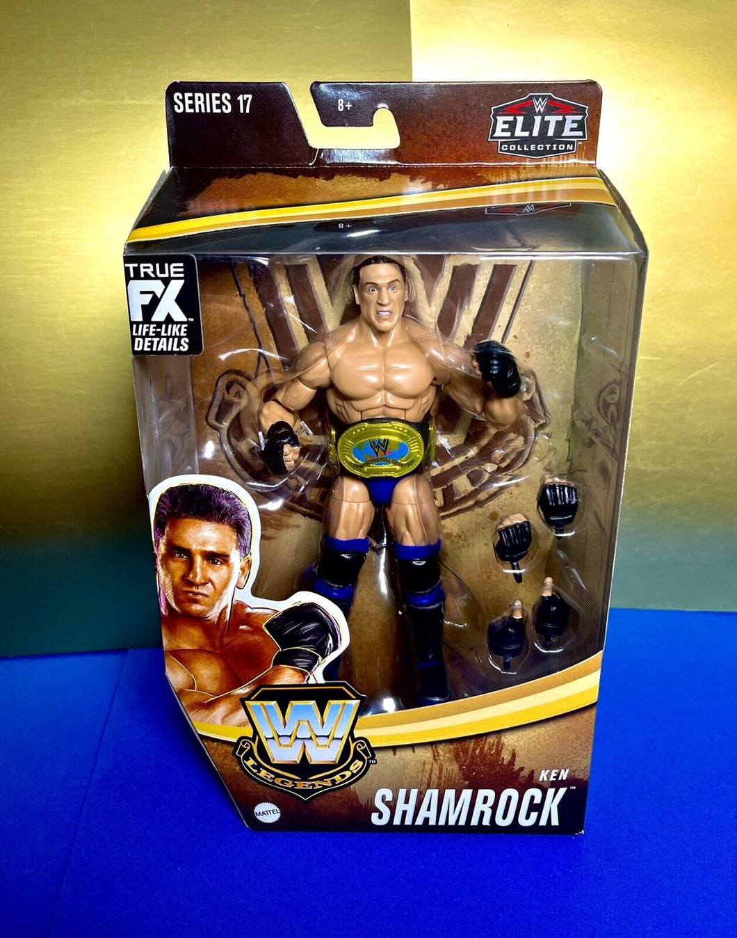 2023 WWE Elite Collection Legends Series 17: KEN SHAMROCK (Blue Trunks- Chase!)