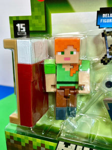 2023 Minecraft 15th Anniversary Build-a-Portal Figure 2-Pack: ALEX VS. PHANTOM
