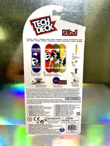 Tech Deck DLX 4 Pack Fingerboards & Parts - BLIND REAPER