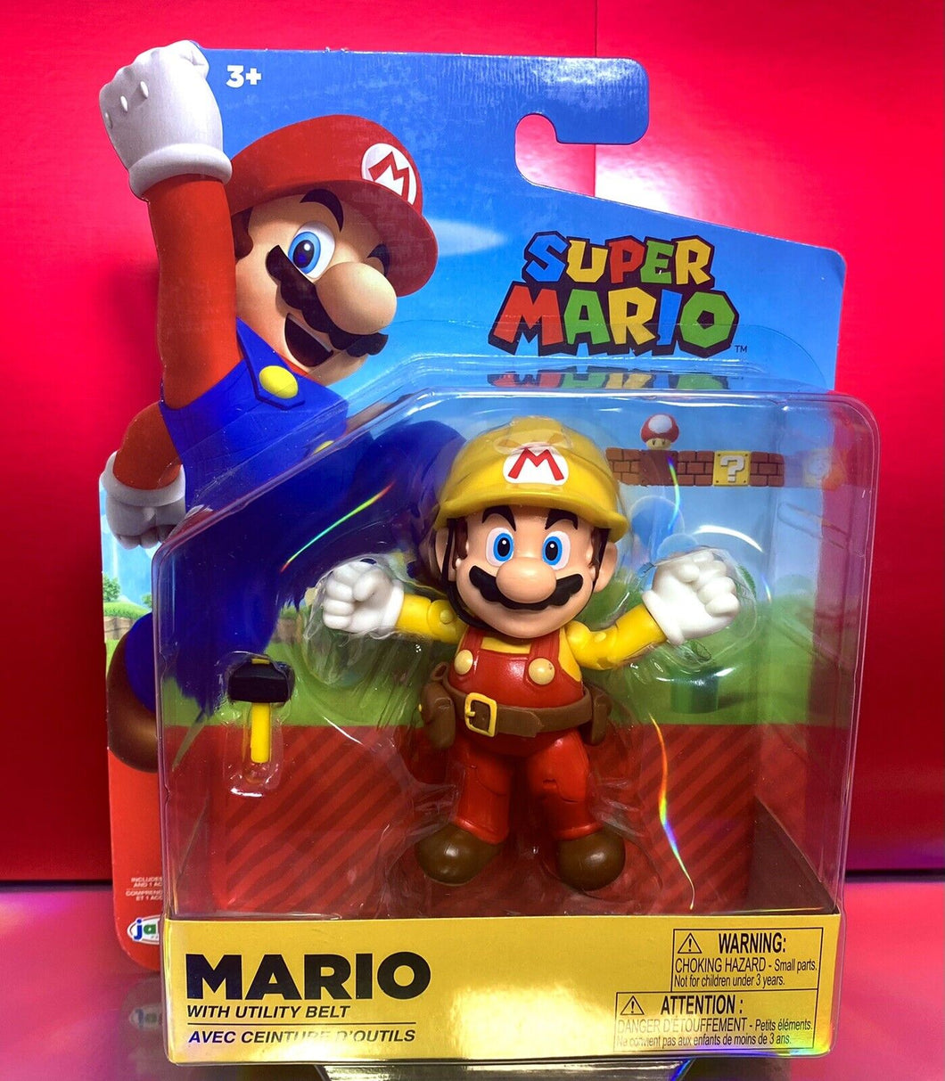 Super Mario with Utility Belt Builder Super Mario Maker 4