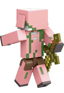 2022 Minecraft Build-a-Portal Action Figure: ZOMBIFIED PIGLIN (w/ Gold Sword)